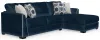 Jackson Furniture Industries 2223/63/76-68 Jackson Furniture Industries 2223/63/76-68 Jetson - 2 Piece Sofa / RSF Chaise With Comfort Coil Seat Cushions And 4 Included Accent Pillows - Nile
