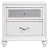 CoasterEveryday 205892 Barzini - 2-Drawer Nightstand - White