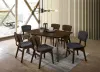 Furniture of America CM3139SC-2PK Shayna - Side Chair (Set of 2) - Walnut / Gray