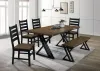 Furniture of America CM3257A-BN Barbary - Bench - Black / Dark Oak