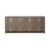 Liberty Furniture 2219-AC1000 Lafayette - 4 Door Accent Cabinet - Weathered Tobacco
