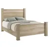 Coaster Fine Furniture 225101Q Oakglen - Queen Panel Bed - Weathered Oak