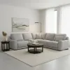 Liberty Furniture 6000SF-UPH-5PCSEC Liberty Furniture 6000SF-UPH-5PCSEC Blake - 5 Piece Sectional - Estero Smoke