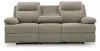 Ashley Furniture PC9140589 Side-Swipe - Reclining Sofa With Drop Down Table - Mocha
