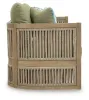 Ashley Furniture PCP604-838 Serena Shores - Sofa With Cushion - Beige / Green