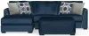 Jackson Furniture Industries 2223/73/75/28-68 Jackson Furniture Industries 2223/73/75/28-68 Jetson - 2 Piece Sofa / LSF Chaise With Comfort Coil Seat Cushions, 4 Included Accent Pillows & Cocktail Ottoman - Nile