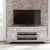 Liberty Furniture 244-TV70 Magnolia Manor - Entertainment TV Stand - Antique White
