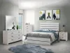 CoasterEveryday 207051Q Brantford - Wood Queen Panel Bed - Coastal White