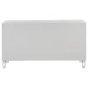 CoasterEssence 950825 Leticia - 3-Drawer Mirrored Storage Accent Cabinet - Silver