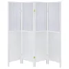 Coaster Fine Furniture 960122 Mattison - 4-Panel Room Divider Folding Shoji Screen - White