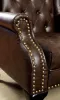 Furniture of America CM-AC6801BR Vaugh - Accent Chair - Rustic Brown
