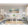 Riverside Furniture 30707 Rosalie - Rectangular Spindle End Table - White
