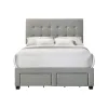 Intercon UB-BR-KCYFUL-SMK-C Kaycee - Full Storage Bed - Smoke