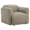 Coaster Fine Furniture 509816 Dorset - Fabric Upholstered Round Track Arm Accent Chair - Brown
