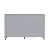 Pulaski Furniture P301786 Pulaski Accents - 3-Door Credenza With Storage Drawers - Light Gray