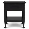 Riverside Furniture 61768 Riverside Furniture 61768 Calhoun - 1-Drawer Nightstand - Ebony Whiskey Oak