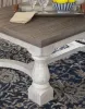 Ashley Furniture T814-1 Havalance - Rectangular Cocktail Table - Gray / White