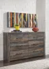 Ashley Furniture B211-31 Drystan - Six Drawer Dresser - Brown / Beige