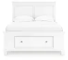 Ashley Furniture B680B25 Ashley Furniture B680B25 Fortman - Full Panel Storage Bed - White
