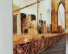 Ashley Furniture A8000435 Shayward - Wall Art - Blue / Amber