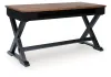 Ashley Furniture H664-34 Wildenauer - Home Office Desk - Brown / Black