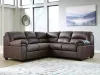 Ashley Furniture PC27705S1 Ashley Furniture PC27705S1 WillowBend - 2-Piece Sectional With RAF Sofa With Corner Wedge - Umber