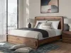 Ashley Furniture PCB386B5 Fortlorn - California King Panel Bed - Walnut Brown