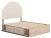 Ashley Furniture PCB1566B5 Ashley Furniture PCB1566B5 Arloster - Full Upholstered Panel Bed With Side Storage Unit - Tan / White