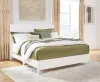 Ashley Furniture B427/31/36/82/97 Ashley Furniture B427/31/36/82/97 Binterglen - 4 Pc. - Dresser, Mirror, King Panel Bed - White