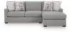 Ashley Furniture PC20804S3 Ashley Furniture PC20804S3 UrbanCrest - 2-Piece Sectional With RAF Corner Chaise - Pewter