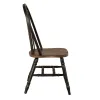 Liberty Furniture 186B-C1000S Liberty Furniture 186B-C1000S Carolina Crossing - Windsor Side Chair - Black / Antique Honey