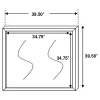 CoasterEveryday 207054 Brantford - Dresser Mirror - Coastal White