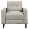 Coaster Fine Furniture 506787 Bowen - Upholstered Track Arm Tufted Accent Chair - Beige