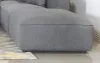 CoasterElevations 551596 Jennifer - Square Upholstered Ottoman - Gray