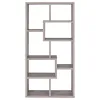 CoasterEveryday 801137 Theo - 7-Shelf Bookshelf - Gray Driftwood