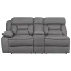 CoasterEssence 600370B1 Higgins - Upholstered LAF Power Loveseat - Gray