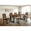 Furniture of America CM3604T Dulce - Dining Table - Walnut / Black