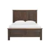 Intercon TR-BR-3665QS-DWS-C Intercon TR-BR-3665QS-DWS-C Transitions - Queen Storage Bed - Driftwood / Sable