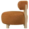 CoasterEveryday 903167 Zonie - Boucle Upholstered Barrel Back Accent Chair - Orange