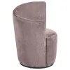 Coaster Fine Furniture 907528 Nueva - Upholstered Swivel Chair Curved Backrest - Blush