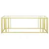 Coaster Fine Furniture 723608-S3 Adri - 3 Piece Coffee And End Table Set - Matte Brass