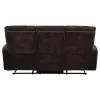 Coaster Fine Furniture 609571 Navarro - Chenille Upholstered Reclining Sofa - Dark Brown