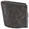Ashley Furniture A3000202 Brentlow - Swivel Accent Chair - Distressed Black