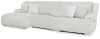 Ashley Furniture 92706S12 Ashley Furniture 92706S12 Top Tier - 4-Piece Reclining Sectional With Laf Press Back Chaise - Alloy