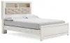 Ashley Furniture B2640B4 Ashley Furniture B2640B4 Altyra - Queen Panel Bookcase Bed - White