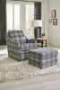 England 2J00-71 Nessa - Fabric Swivel Glider