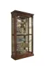 Pulaski Furniture 20485 Pulaski Furniture 20485 PFC Curios - Lighted Sliding Door 5 Shelf Curio Cabinet - Cherry Brown
