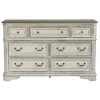 Liberty Furniture 244-BR31 Liberty Furniture 244-BR31 Magnolia Manor - 7 Drawer Dresser - Antique White