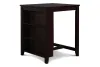 New Classic D1701-32S-EBY New Classic D1701-32S-EBY Gia - Counter Table With 2 Chairs & Storage Shelf - Ebony