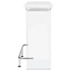 CoasterEveryday 182632 Acosta - Freestanding Home Bar Wine Cabinet - White High Gloss